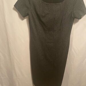 Brooks Brothers Charcoal Midi Dress
